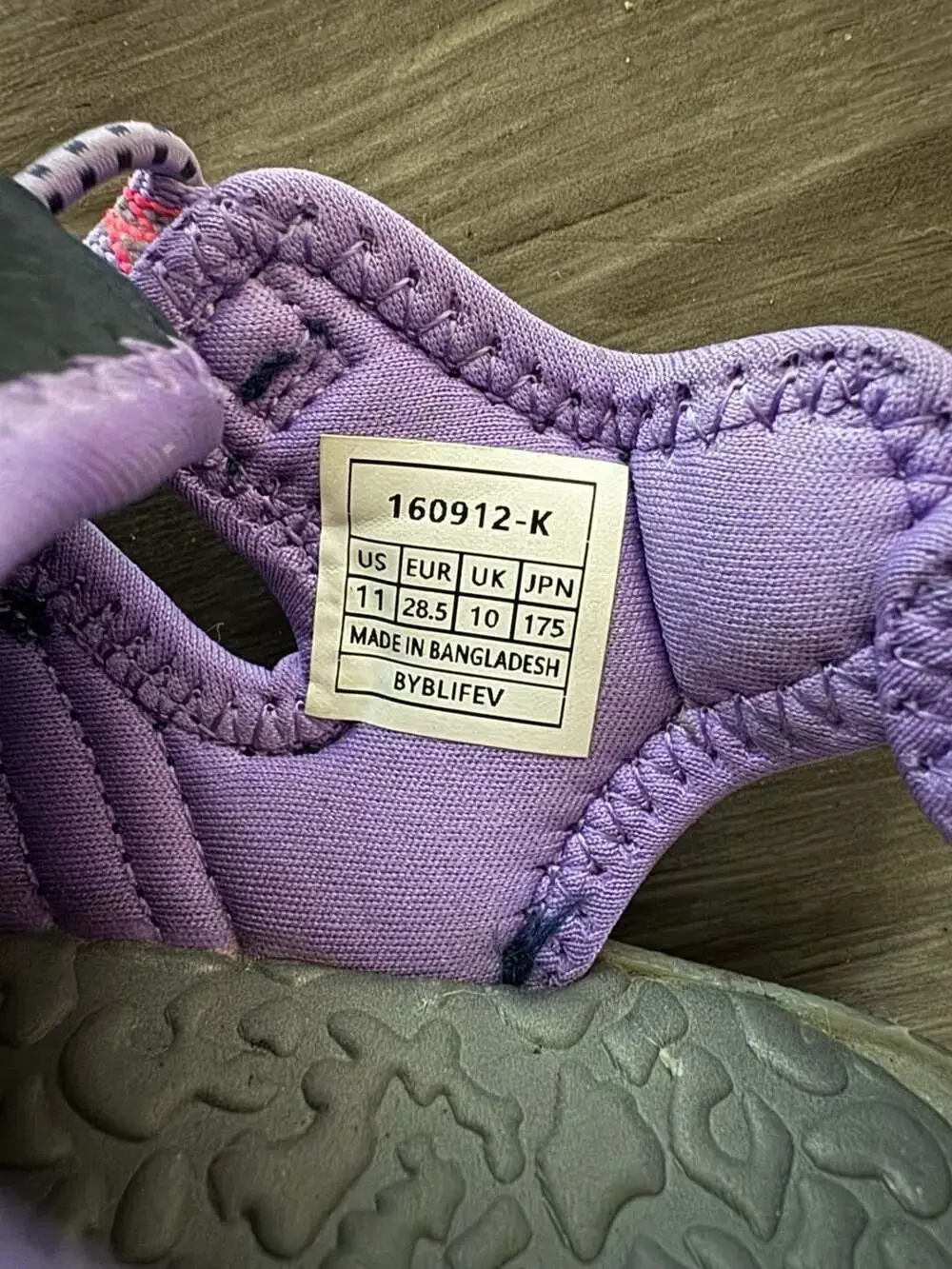 Northside Burke II Toddler Size 11 Purple/Black Active Sandals
